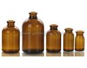 Amber Moulded Glass Vial - 